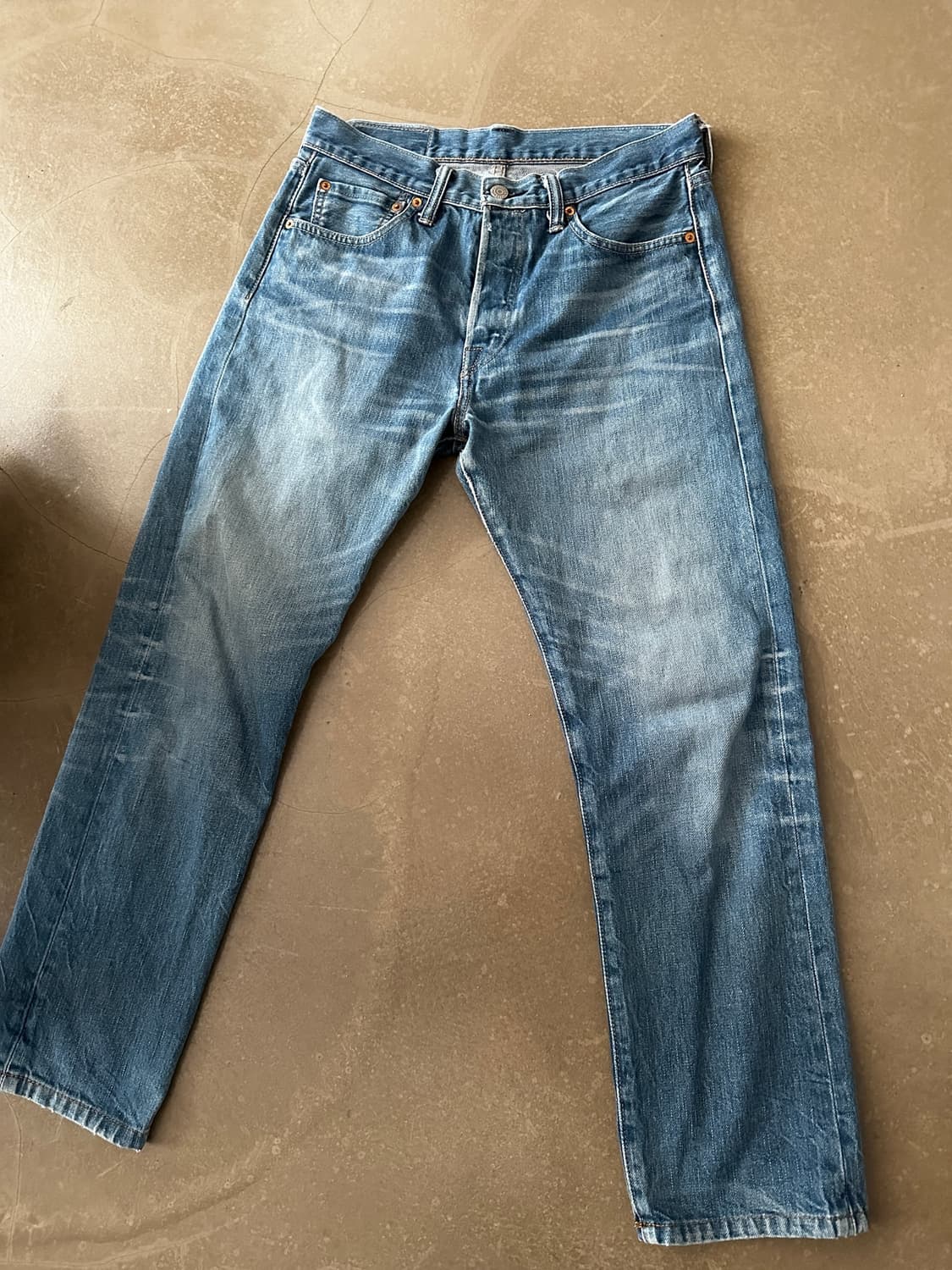 Levi’s 501 워싱 데님 팬츠 mexico w29 상품이미지6