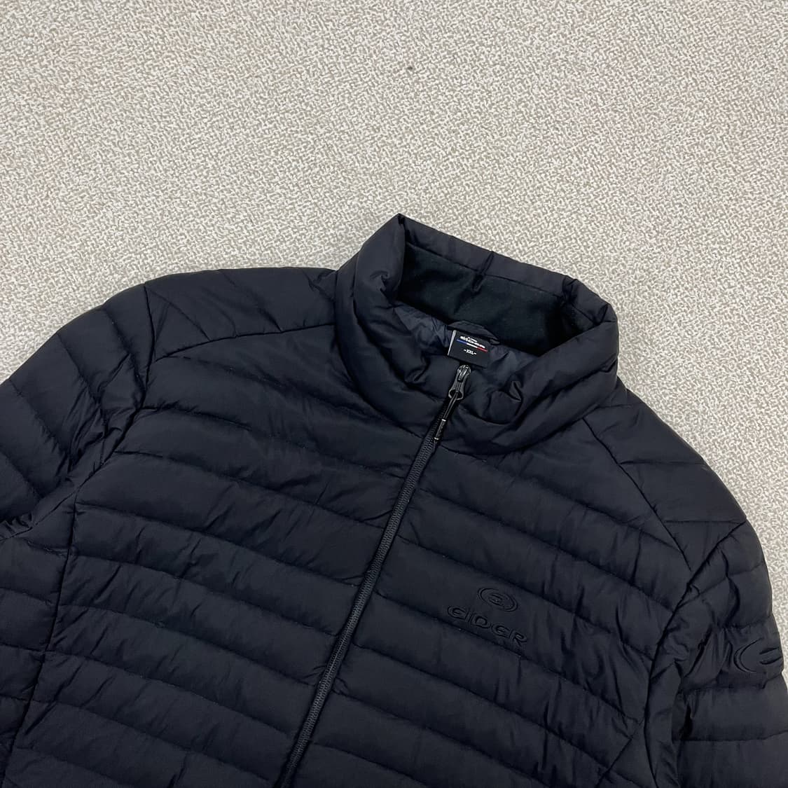 [110] 아이더 구스다운 튜브 경량 패딩 자켓 블랙 4004 상품이미지5
