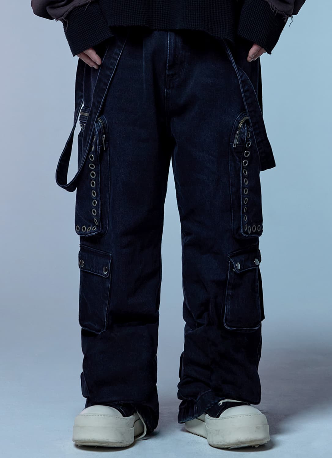 틸던 본디지 카고팬츠 블랙 미듐 상품이미지7