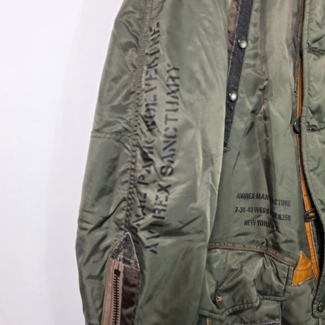 아비렉스 90s 빈티지 멀티포켓 헤비 야상 자켓 M 상품이미지6