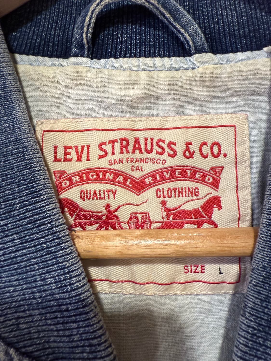 리바이스 데님 블루종 자켓 상품이미지2