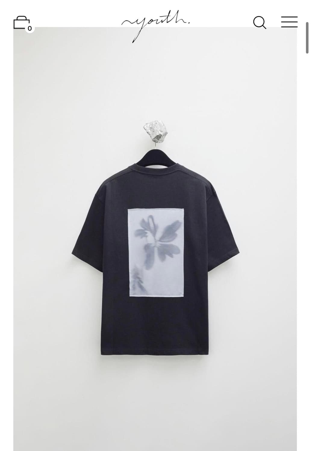 유스 프린팅 패널 티셔츠  상품이미지1