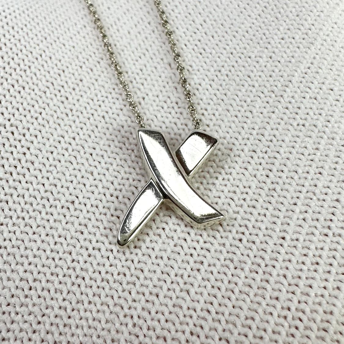 티파니앤코 피카소 팔로마 그래피티 X 키스 펜던트 목걸이 실버 상품이미지7