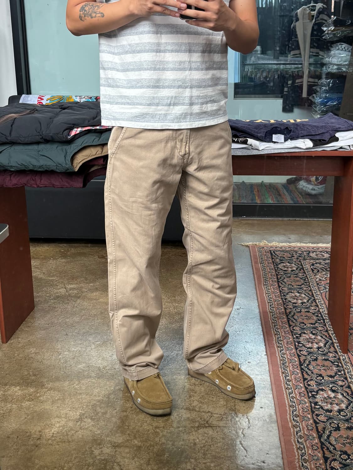 90-00s Edwin NV wide pants 상품이미지1