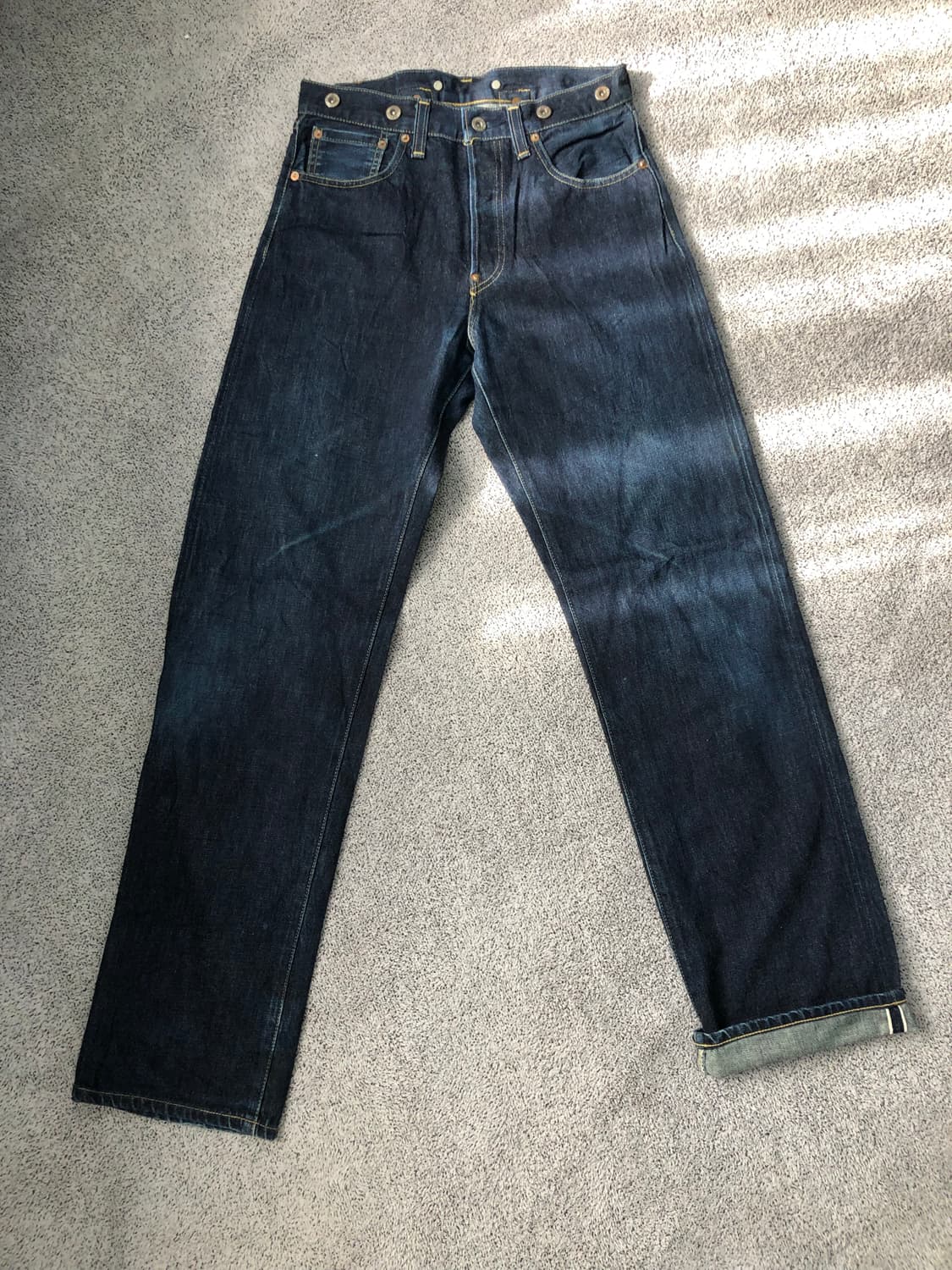 리바이스 LVC S702 서스펜더 버튼 데님 상품이미지1