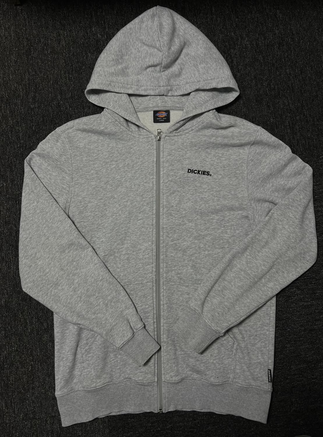 Dickies 미니 로고 풀집업 후드 상품이미지1