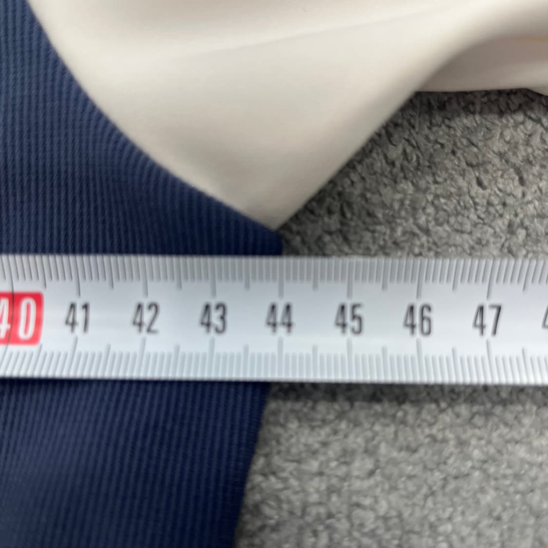 M 다이나핏 화이트 네이비 배색 자켓 상품이미지7