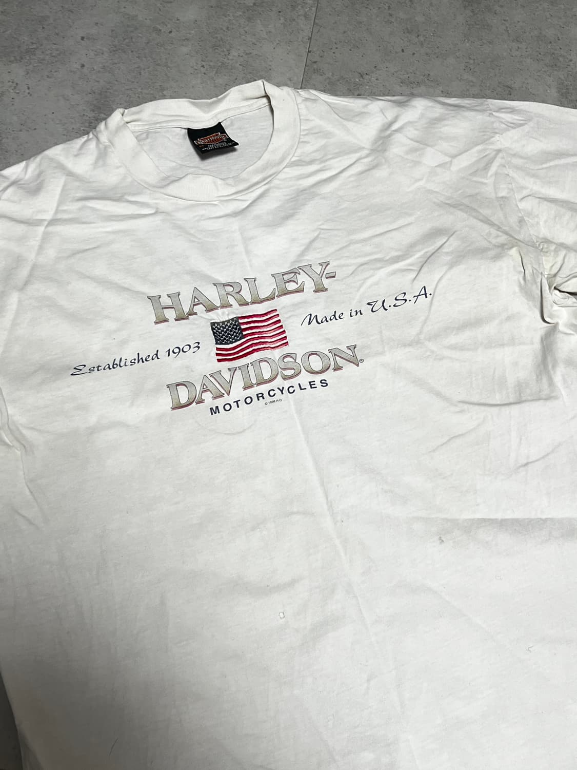 할리데이비슨 자수 반팔 xl 상품이미지1