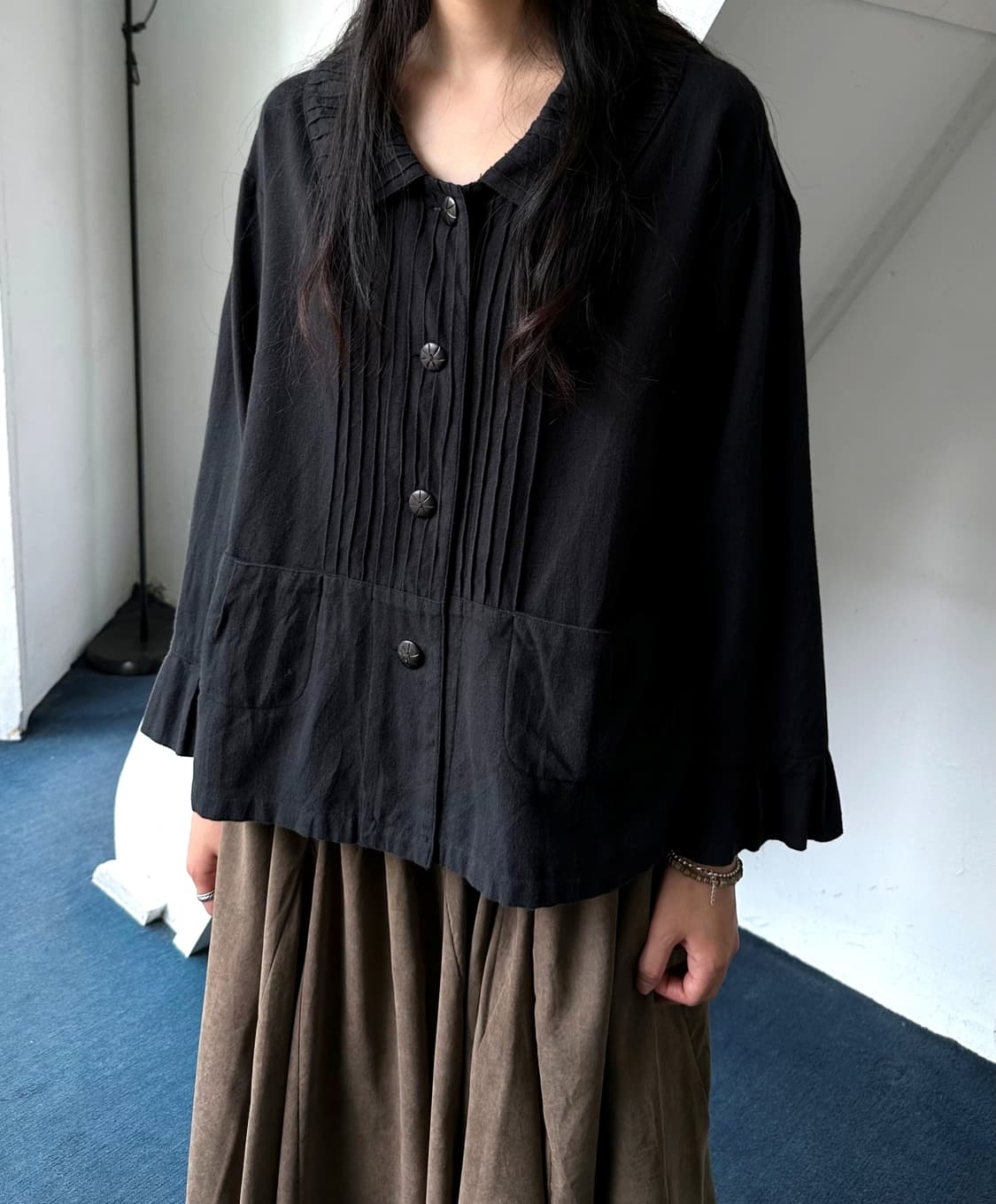 Natural cotton wide silhouette jacket 상품이미지9