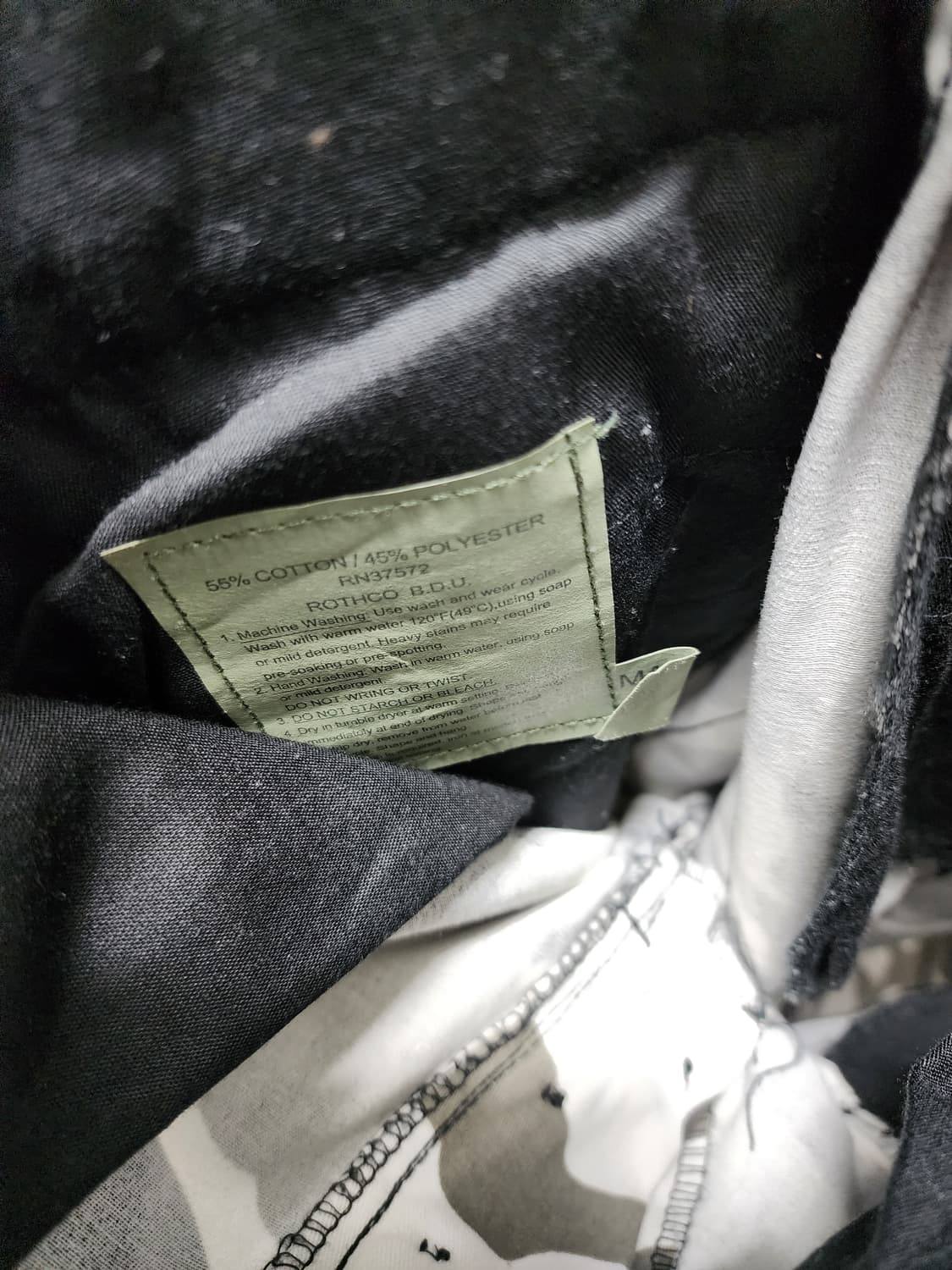 로스코 화이트 카모 밀리터리 팬츠 상품이미지6