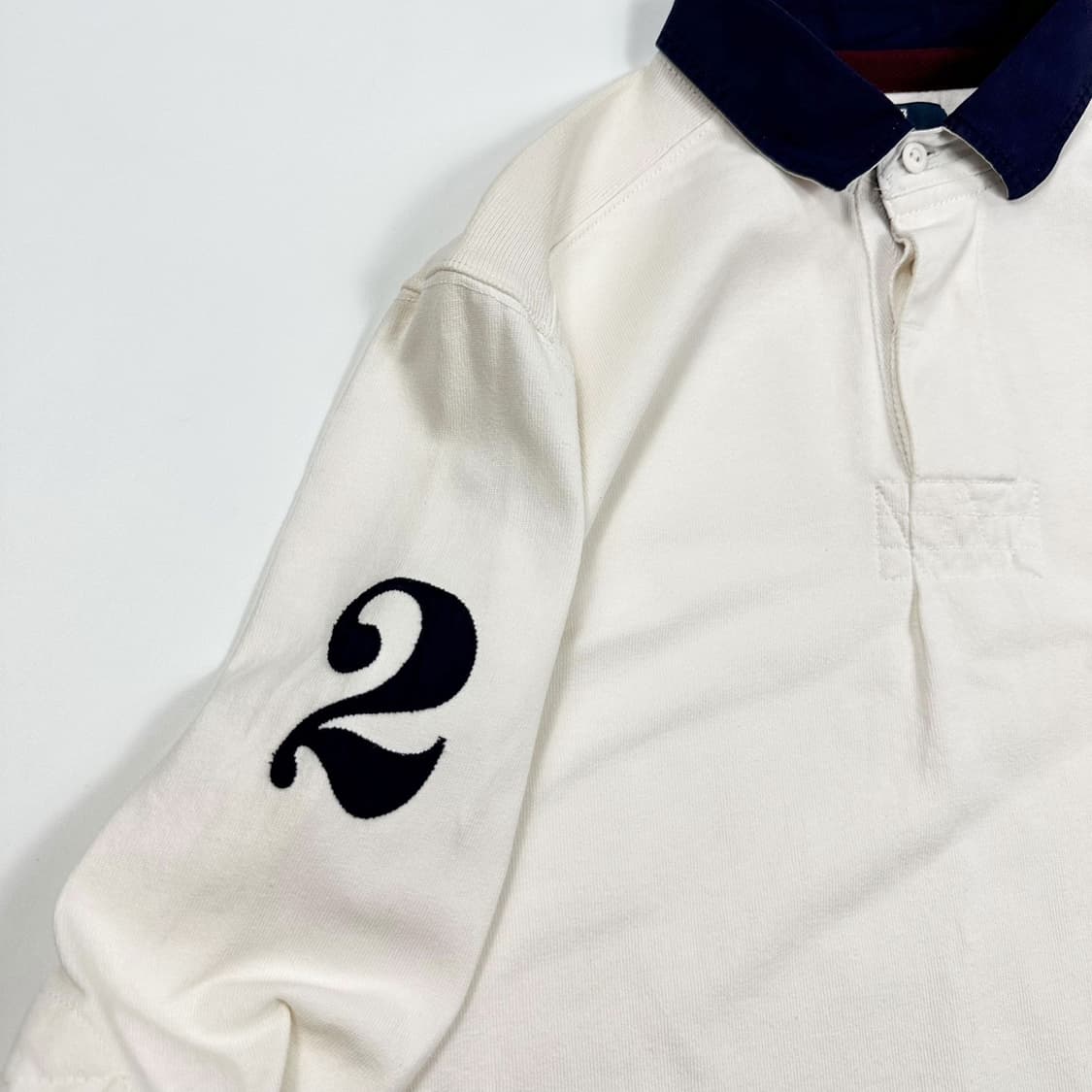 폴로 랄프로렌 포니 화이트 럭비티 맨투맨 (M) 상품이미지6