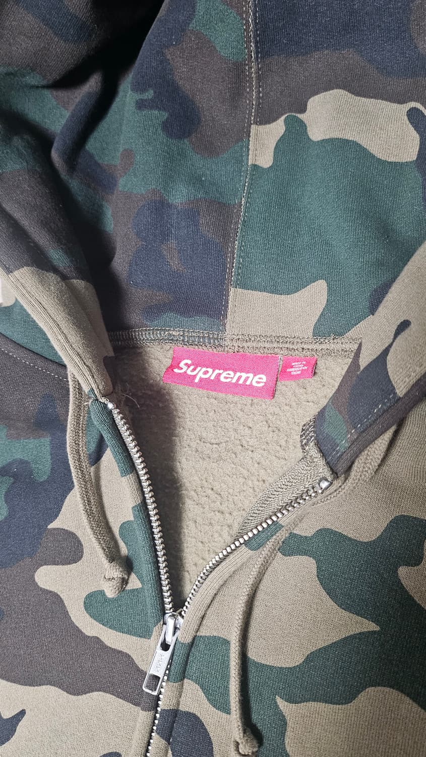 정품)슈프림 카모 후드집업 M 상품이미지2