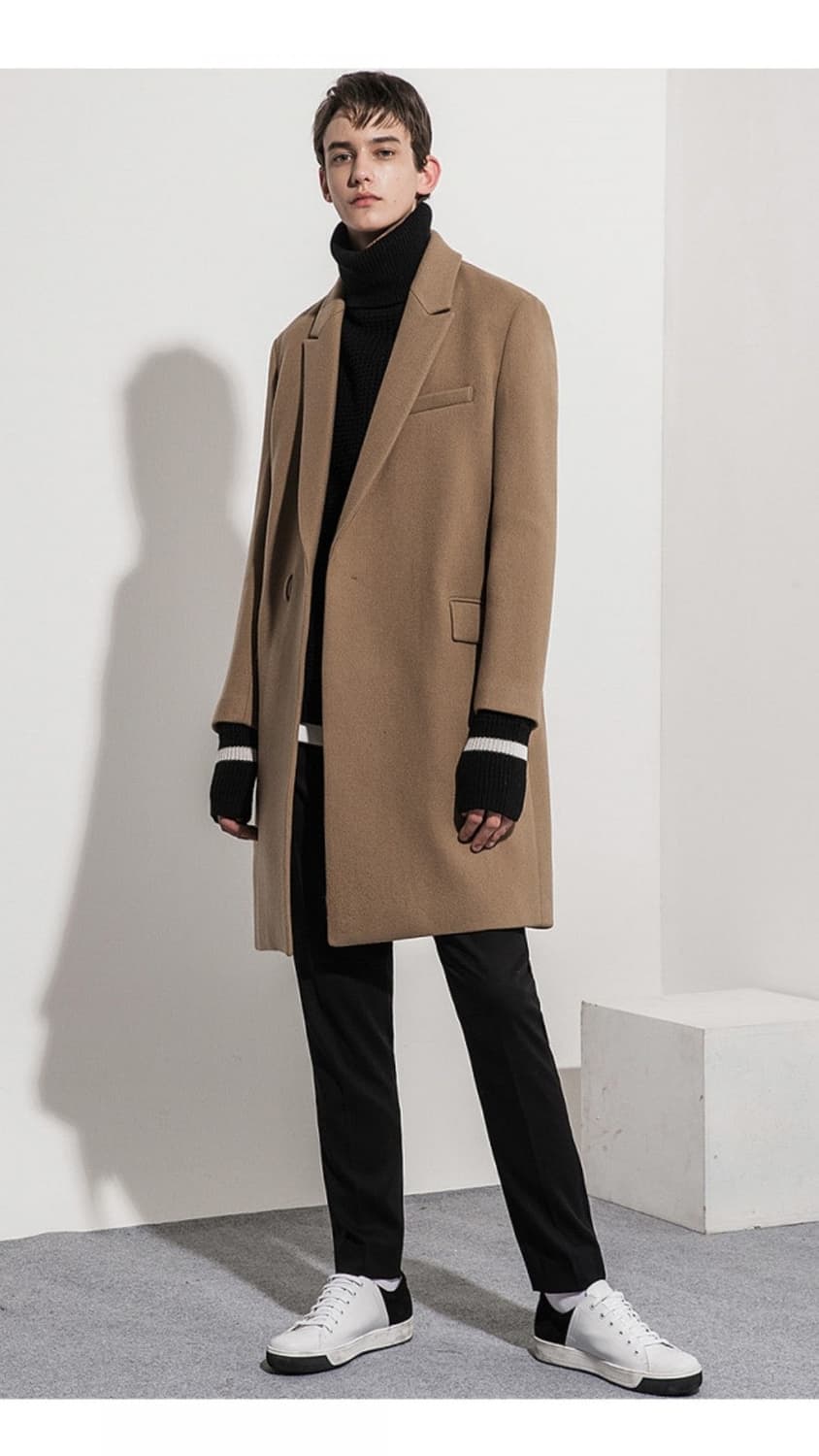 드로우핏(Draw fit) 베이지 싱글코트 상품이미지4