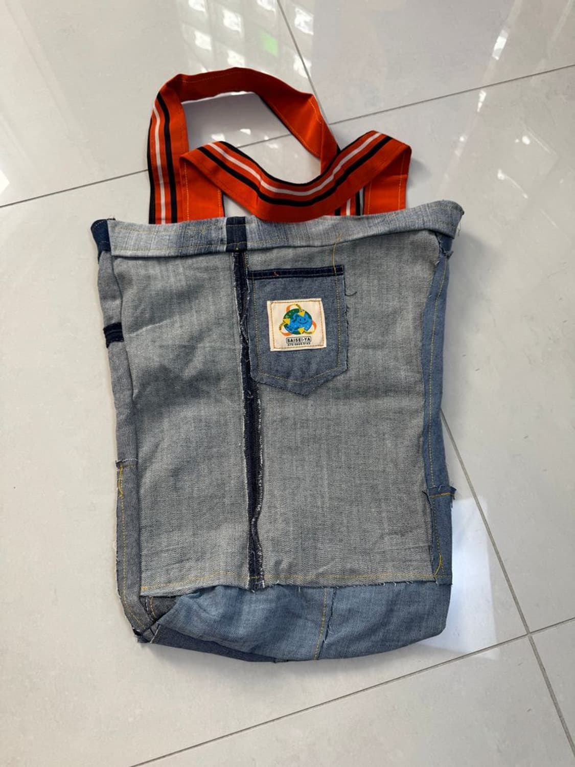 PATCHWORK DENI 미키 패치워크 데님 백 상품이미지3