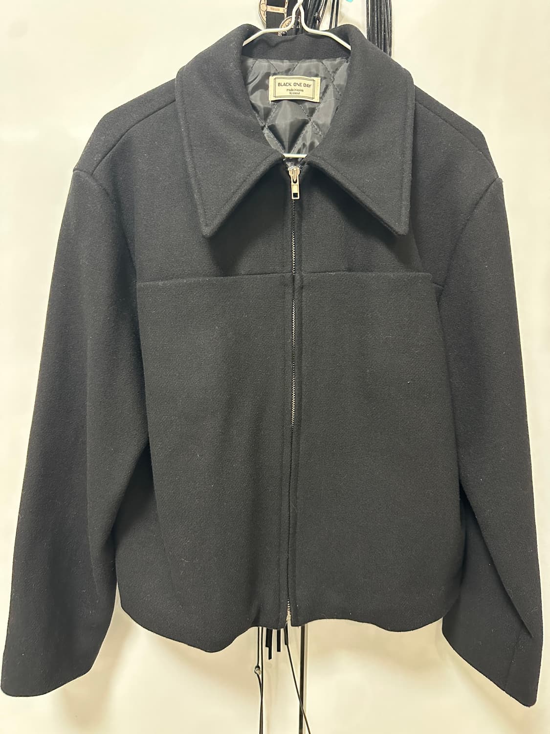 Wool Zipper Short Jacket 상품이미지2