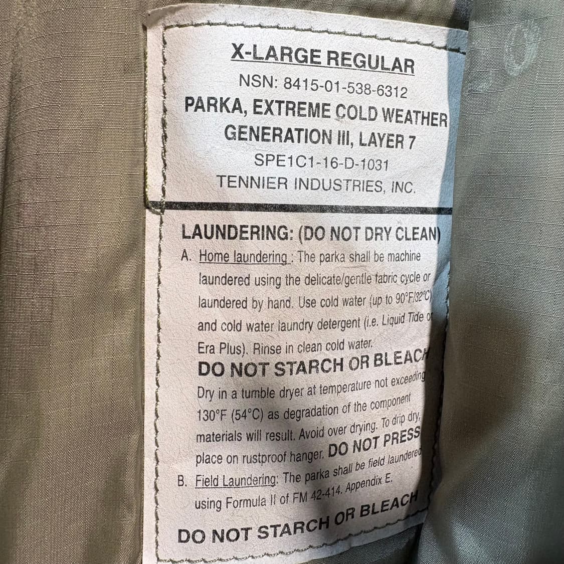 [XL/R] US ARMY 미군 PRIMALOFT 프리마로프트 점퍼 상품이미지8