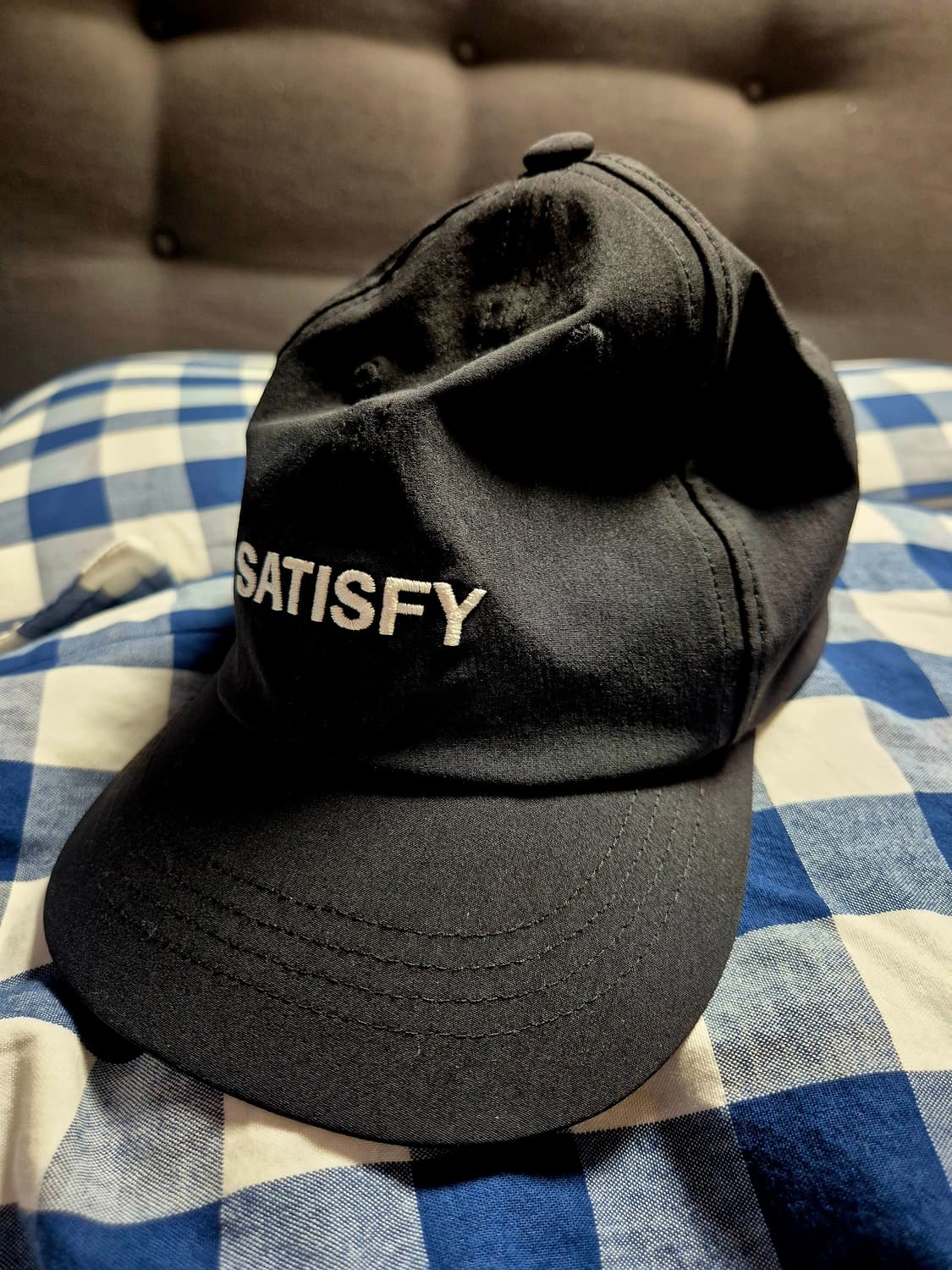 Satisfy 새티스파이 피스쉘 러닝캡 모자 블랙 상품이미지3