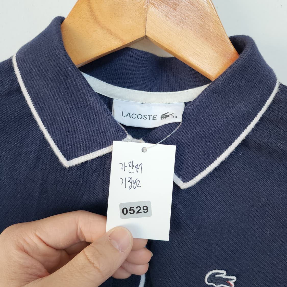 라코스테 네이비 긴팔 카라티 상품이미지7