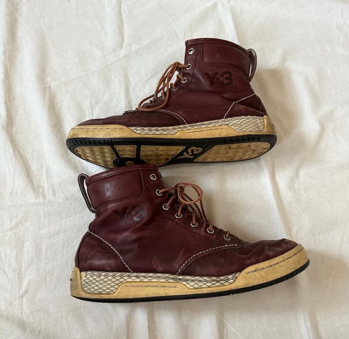 Y-3 요지야마모토 초창기 아카이브 하이탑 스니커즈 상품이미지3