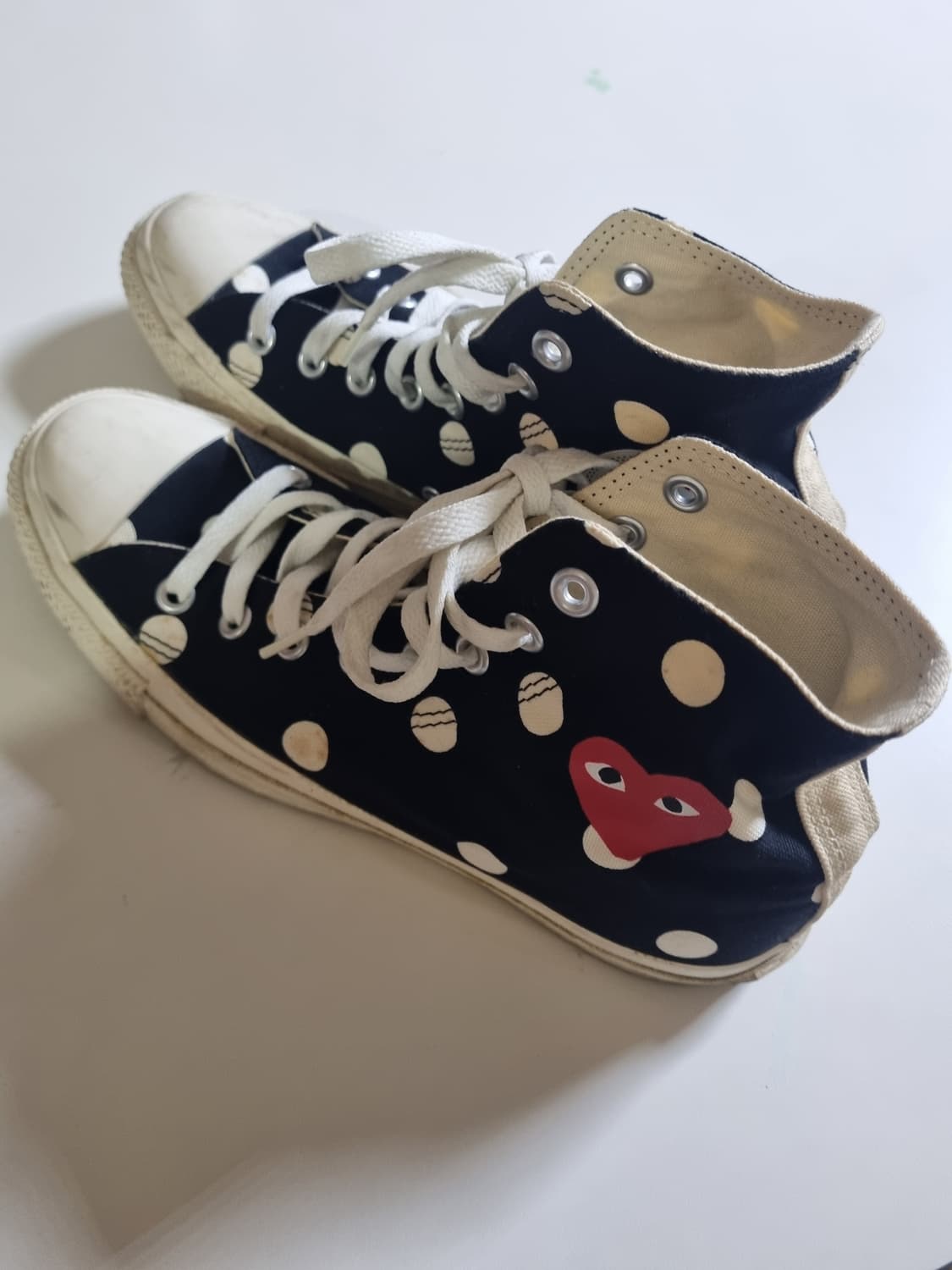 꼼데가르송 도트 컨버스 상품이미지3