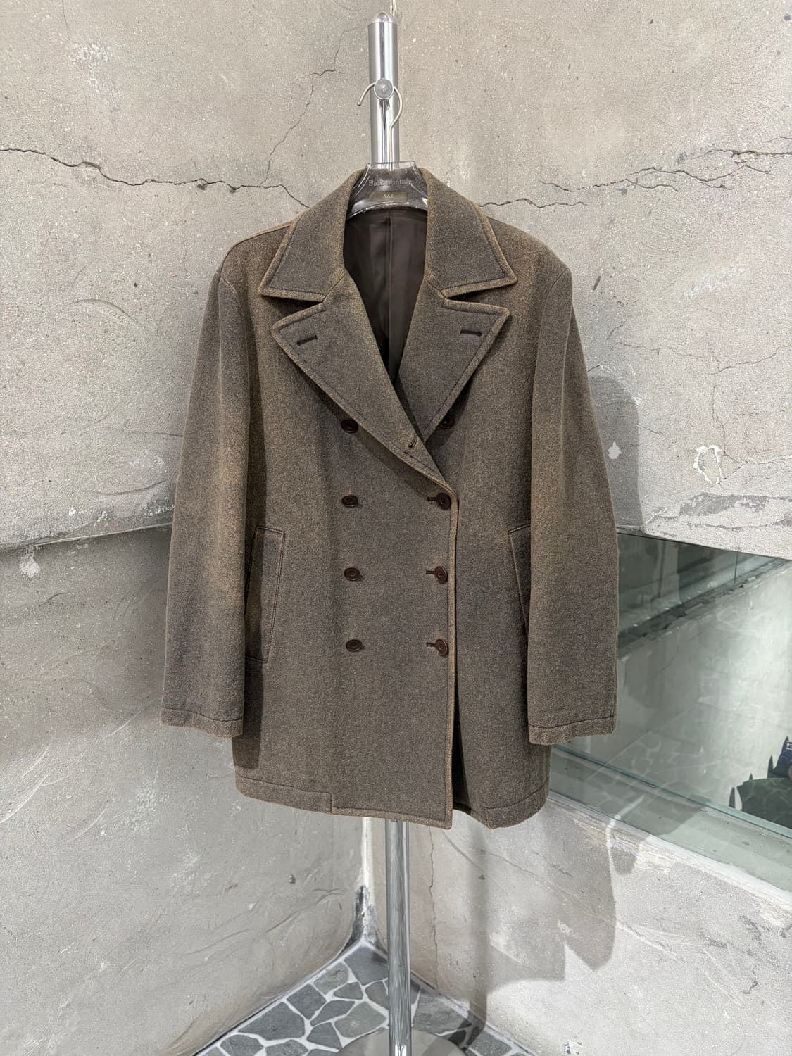 A.A.R Yohji Design Studio 울 피코트 상품이미지1