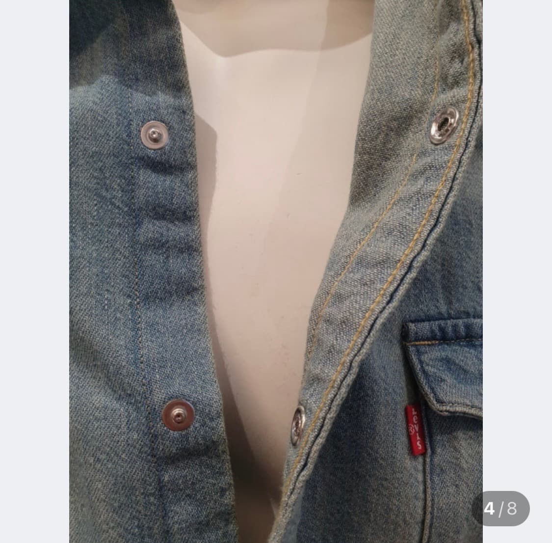 리바이스 웨스턴 데님셔츠(s) 상품이미지5