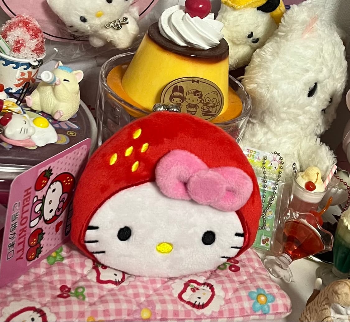 일본 딸기 키티 지갑 산리오 고전 스위츠 갸루 키티 파우치 동전지갑 상품이미지1