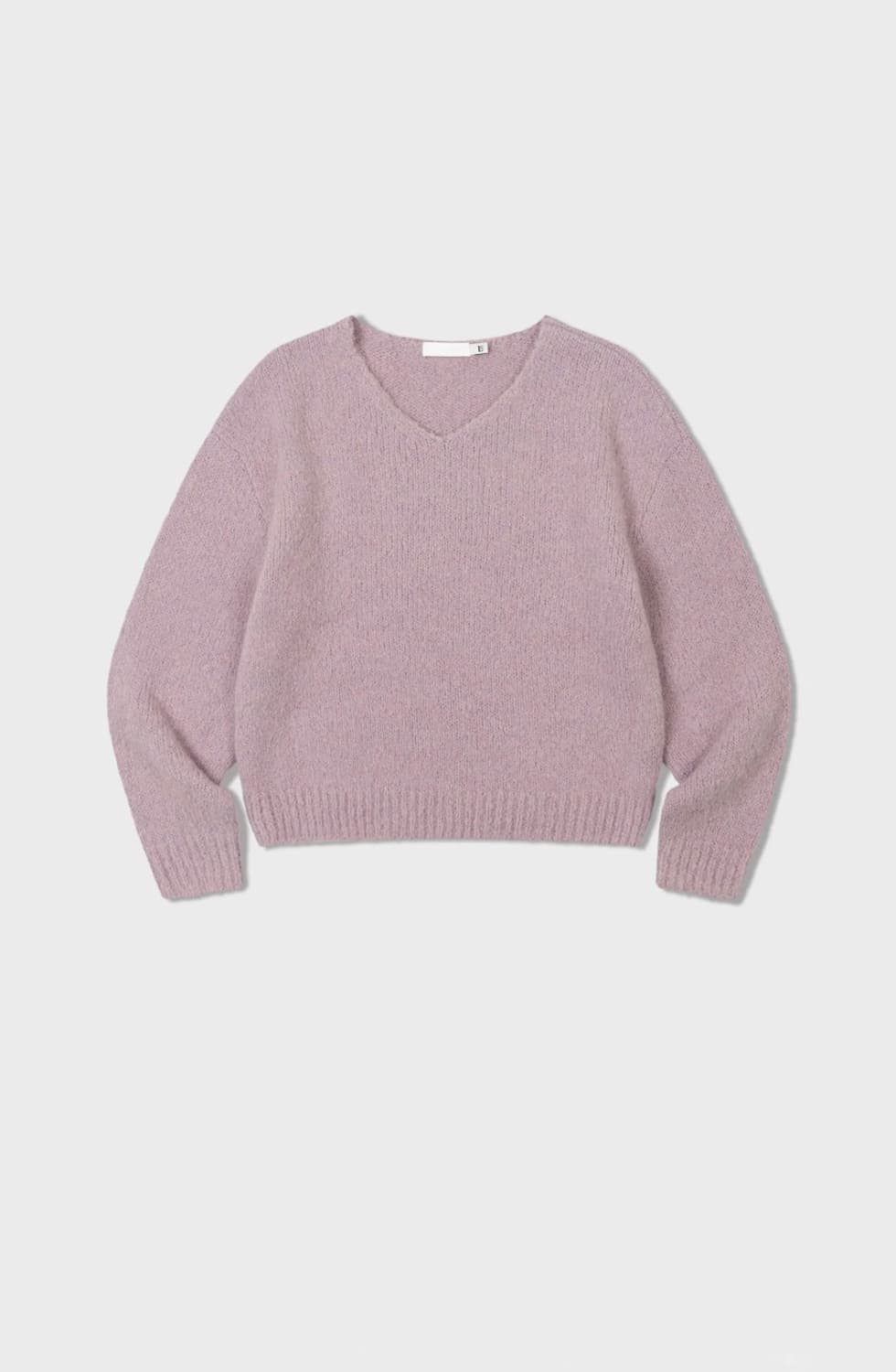 [로우클래식] ALPACA V-NECK SWEATER_pink 상품이미지3