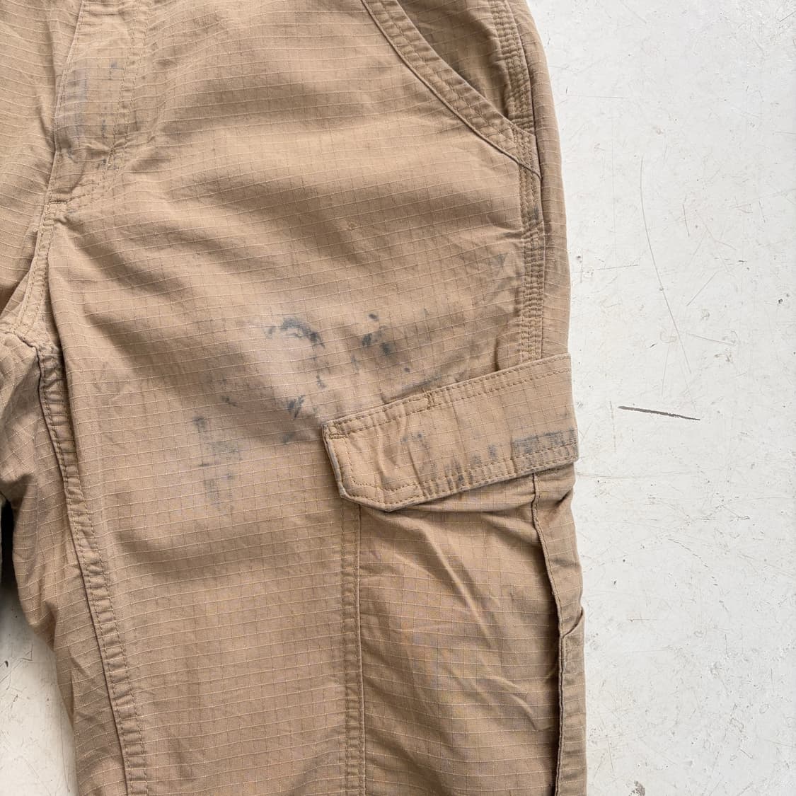 칼하트 빈티지 카고 워크 팬츠 32x32 상품이미지4