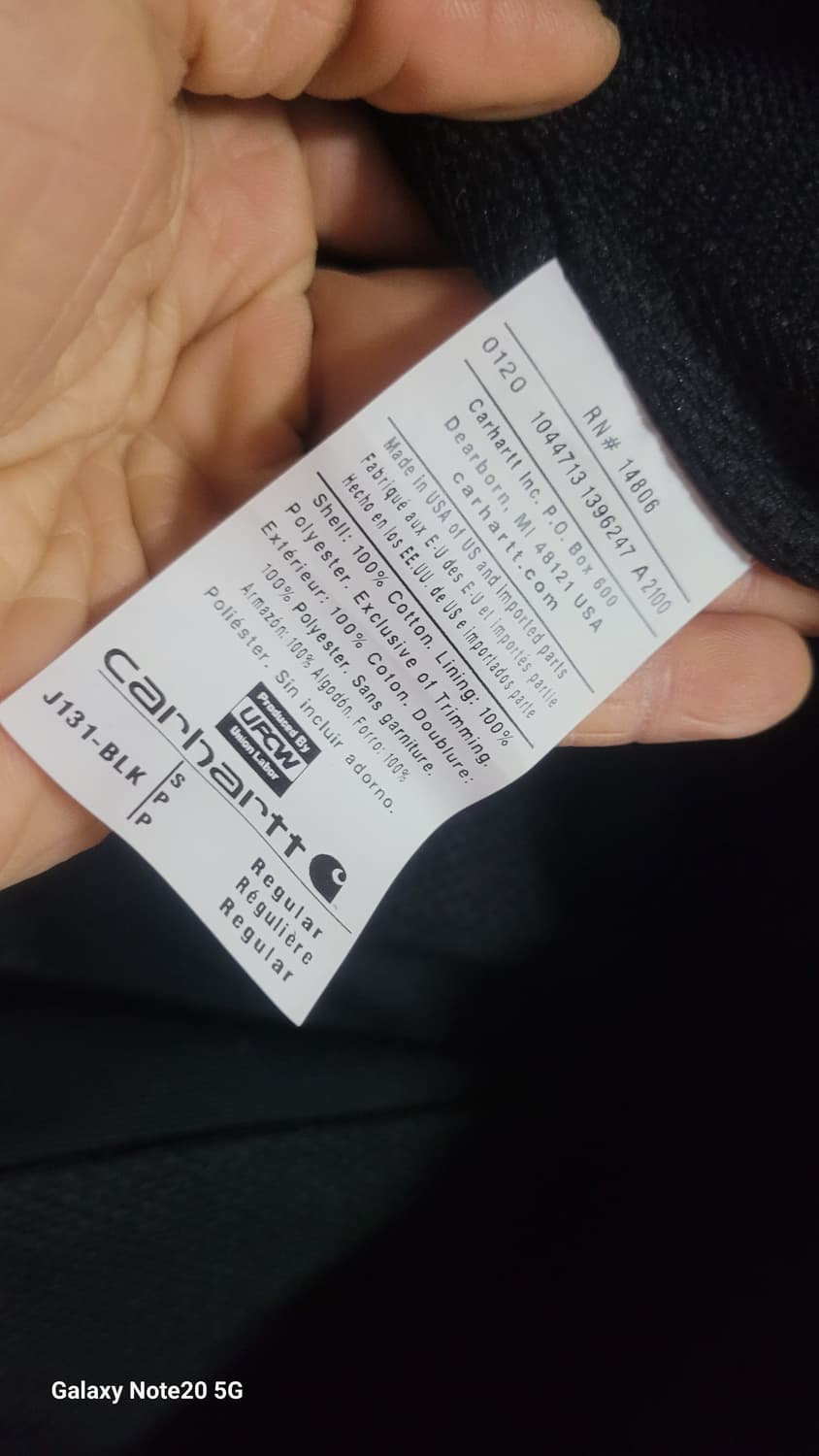 칼하트 엑티브자켓 상품이미지4