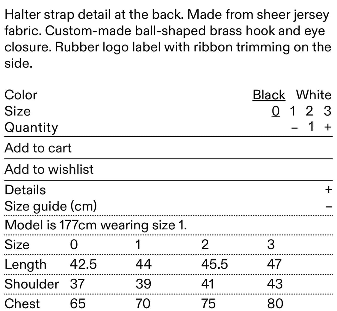 새상품 혜인서 slashed layer top 사이즈1 상품이미지5