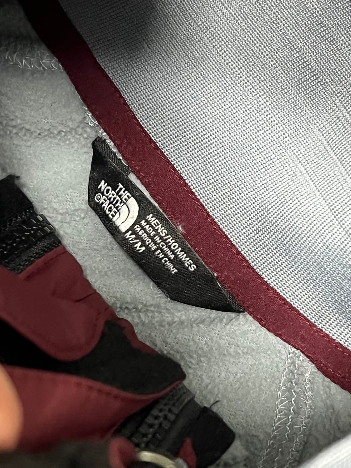 (M) 노스페이스 3WAY (내피포함) 드라이벤트 바람막이 버건디 상품이미지2