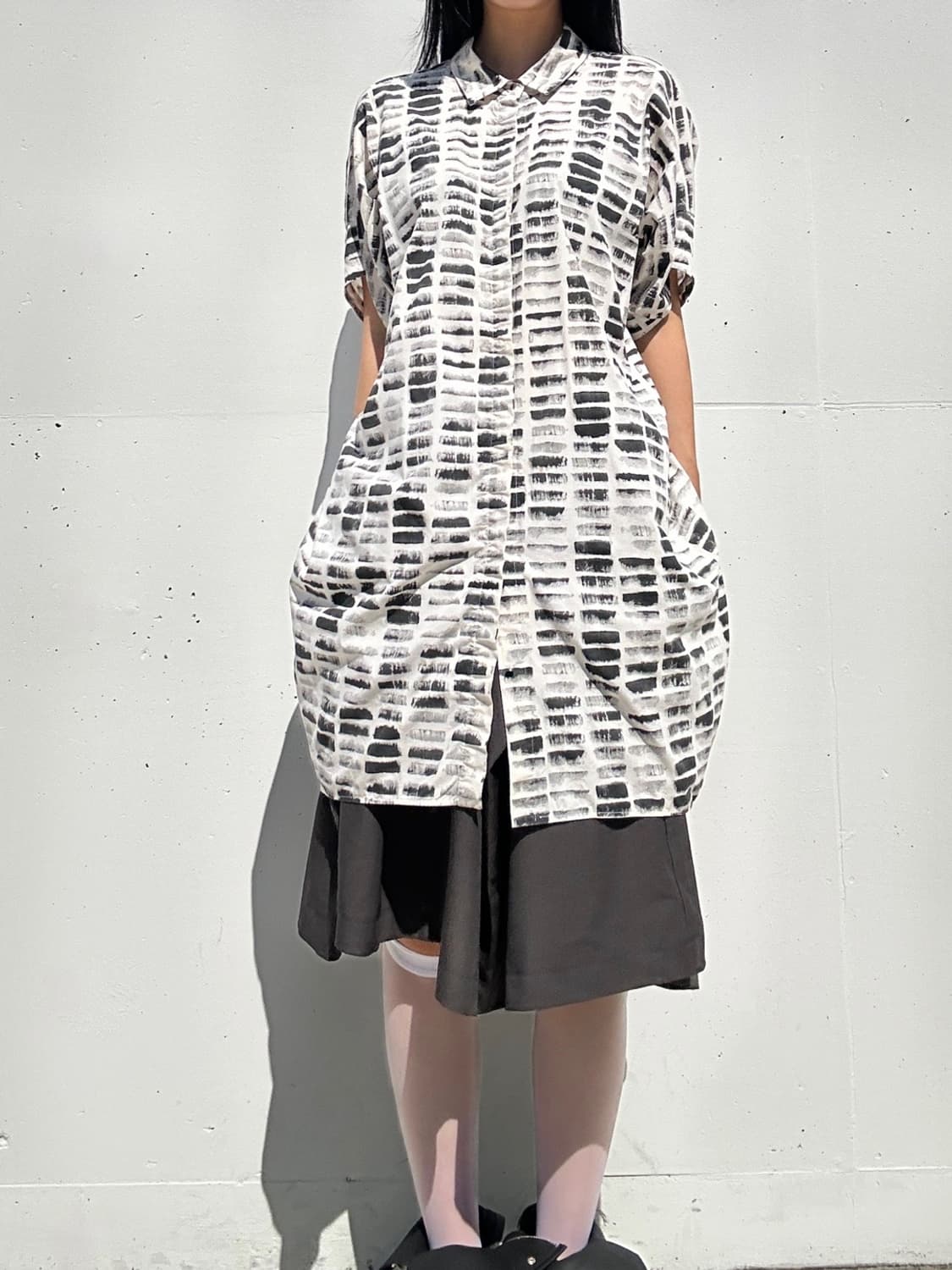 G.BOTTICELLI brush pattern half top&ops 상품이미지1