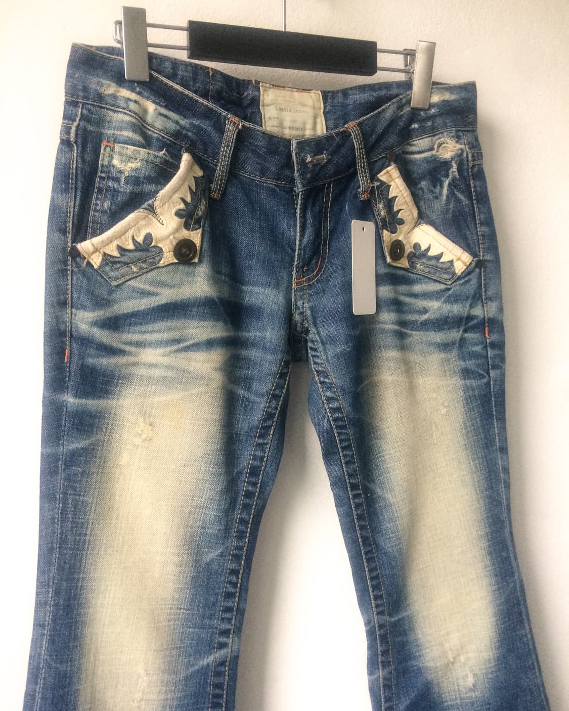 Tribal patch point denim pants 상품이미지4