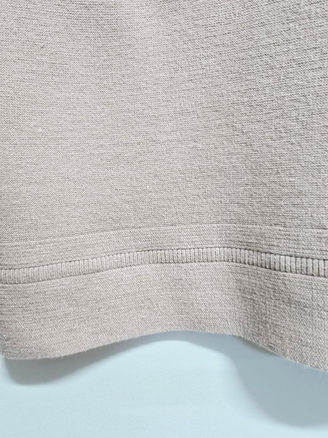 크레송  후드 니트 롱 조끼 베스트66 상품이미지8