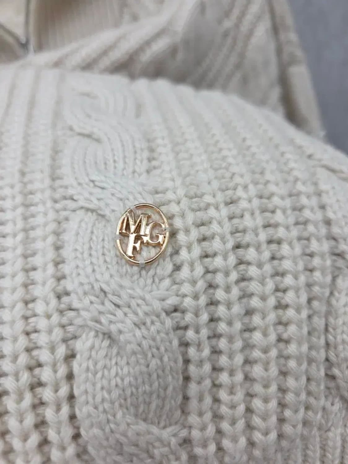 여성 os 마리떼프랑소와저버 울 캐시미어 혼방 니트 긴팔 상품이미지5