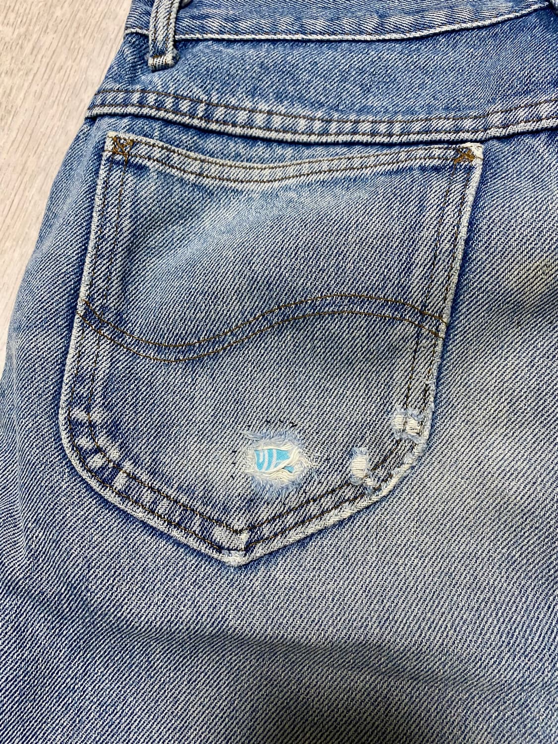 80s 리 101 반다나 쇼츠 상품이미지4