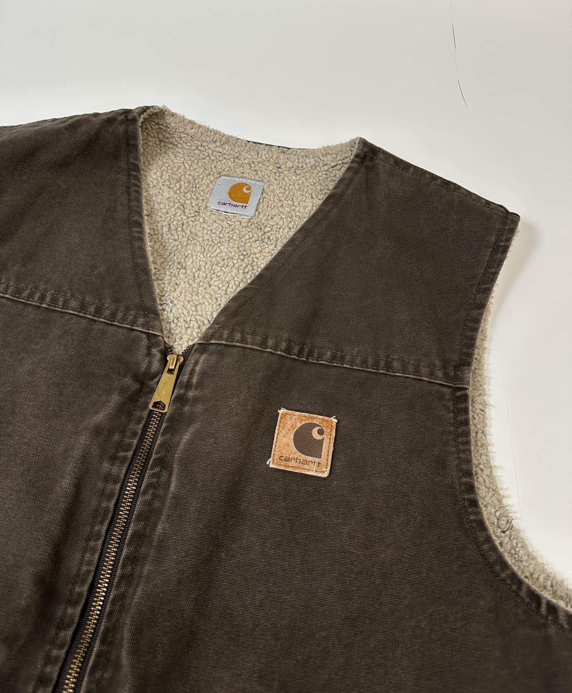 칼하트 플리스 라이너 캔버스 베스트 L 상품이미지2