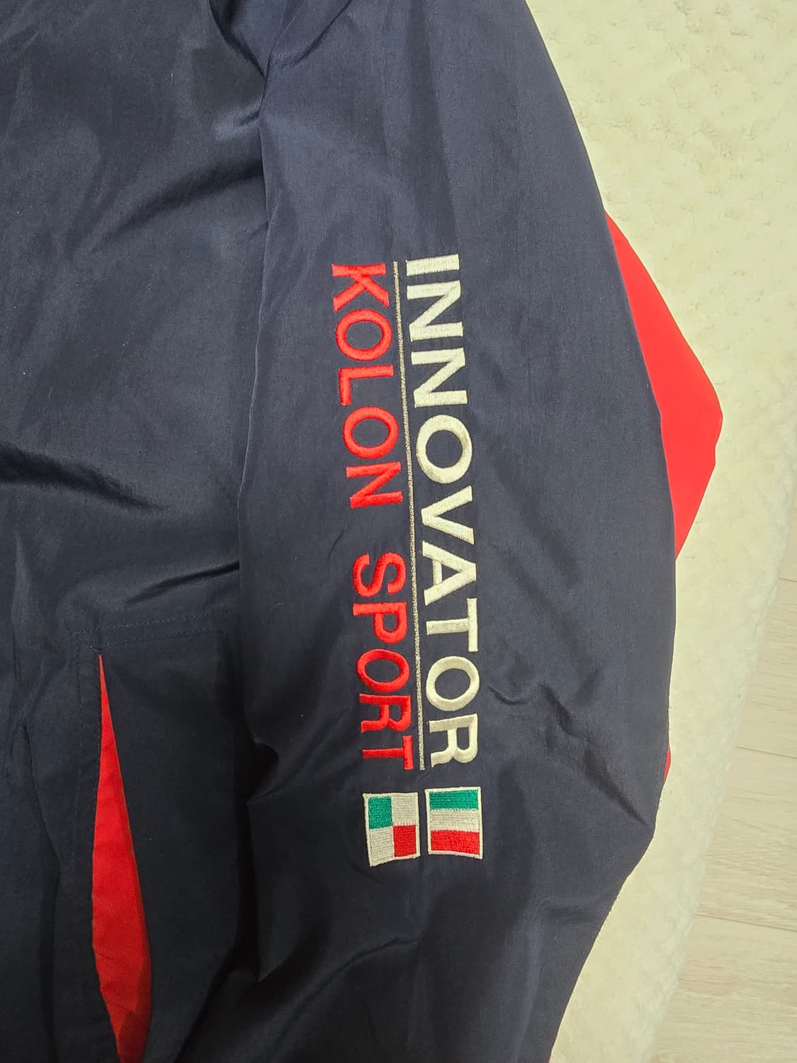 코오롱 스포츠 이노베이터 자켓 네이비/레드 상품이미지2