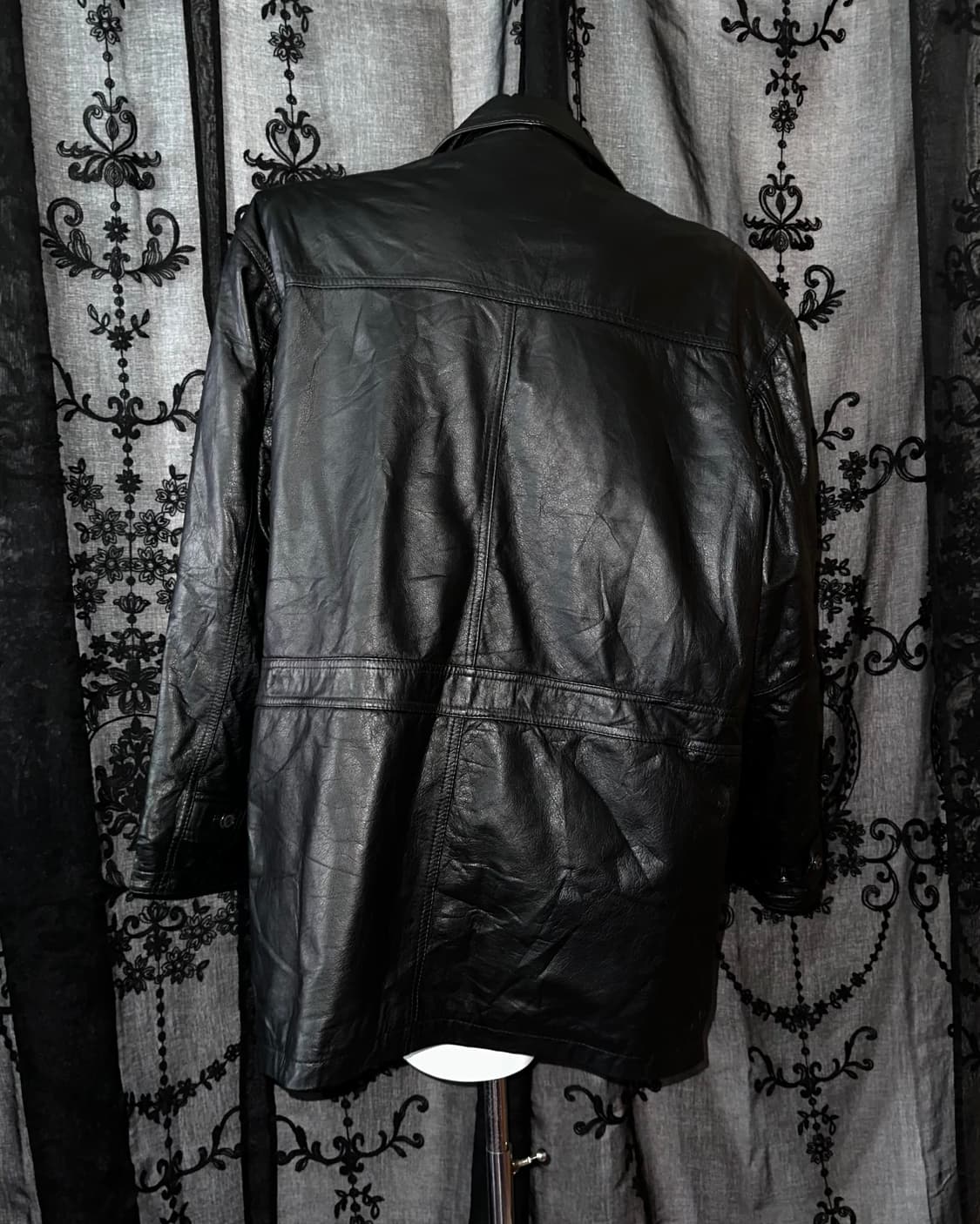 sheepskin black jacket 상품이미지4