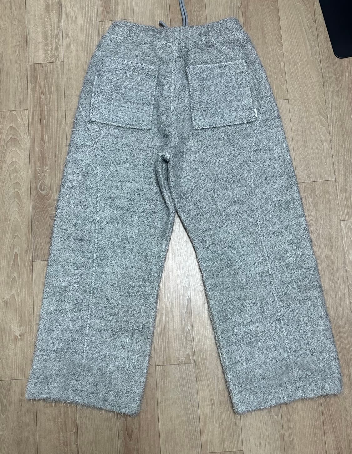 세릭 Hairy Wide Pants _ Gray 상품이미지4