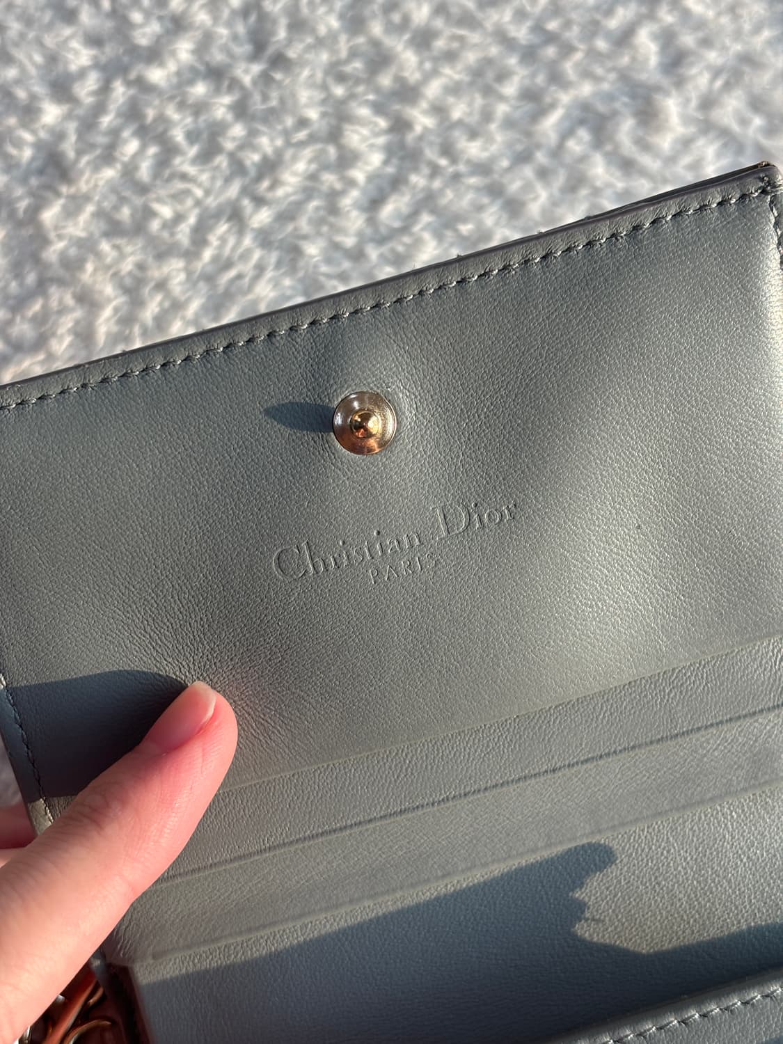 디올 레이디 까나쥬 반지갑 (풀구성) 상품이미지5