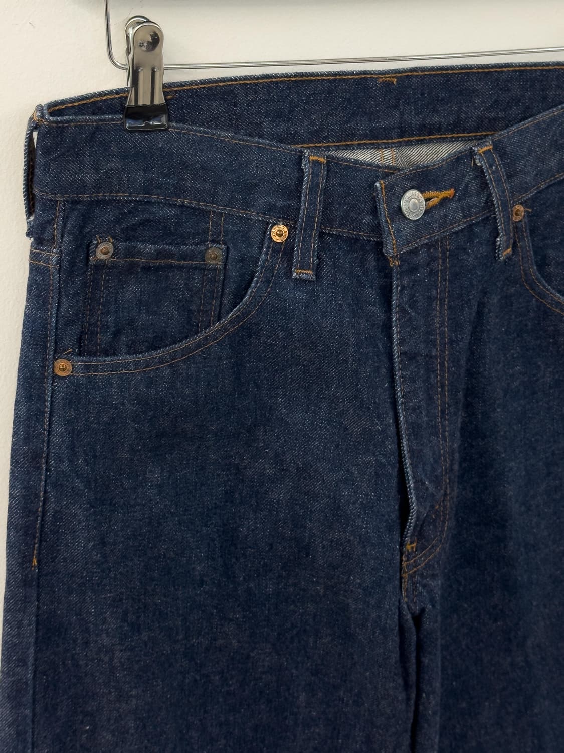 80s 리바이스 Big E 502 셀비지 데님 팬츠 상품이미지4