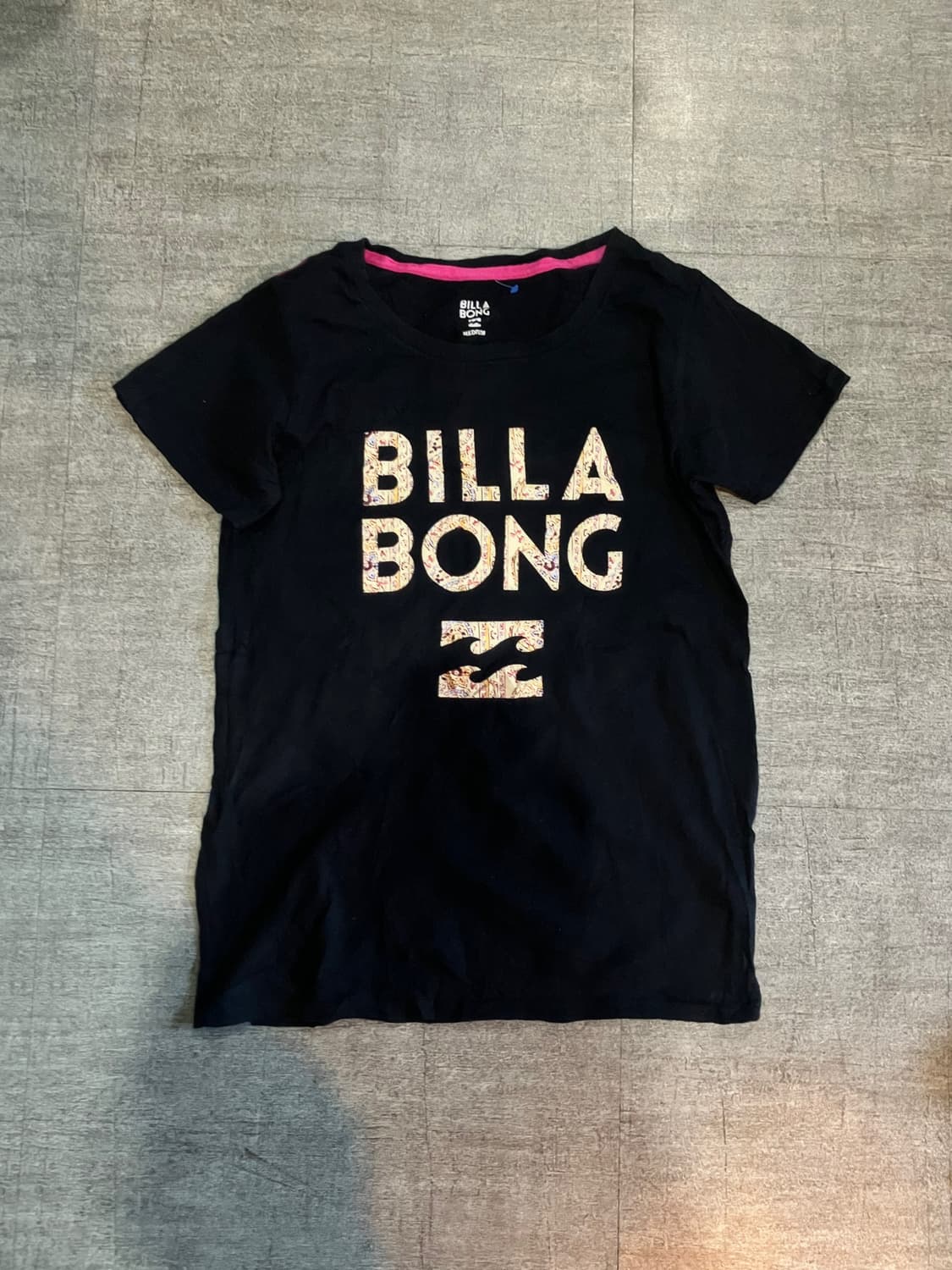 일본빈티지 Billabong 빌라봉 핀터깔y2k 히메갸루 반팔티셔츠 상품이미지1