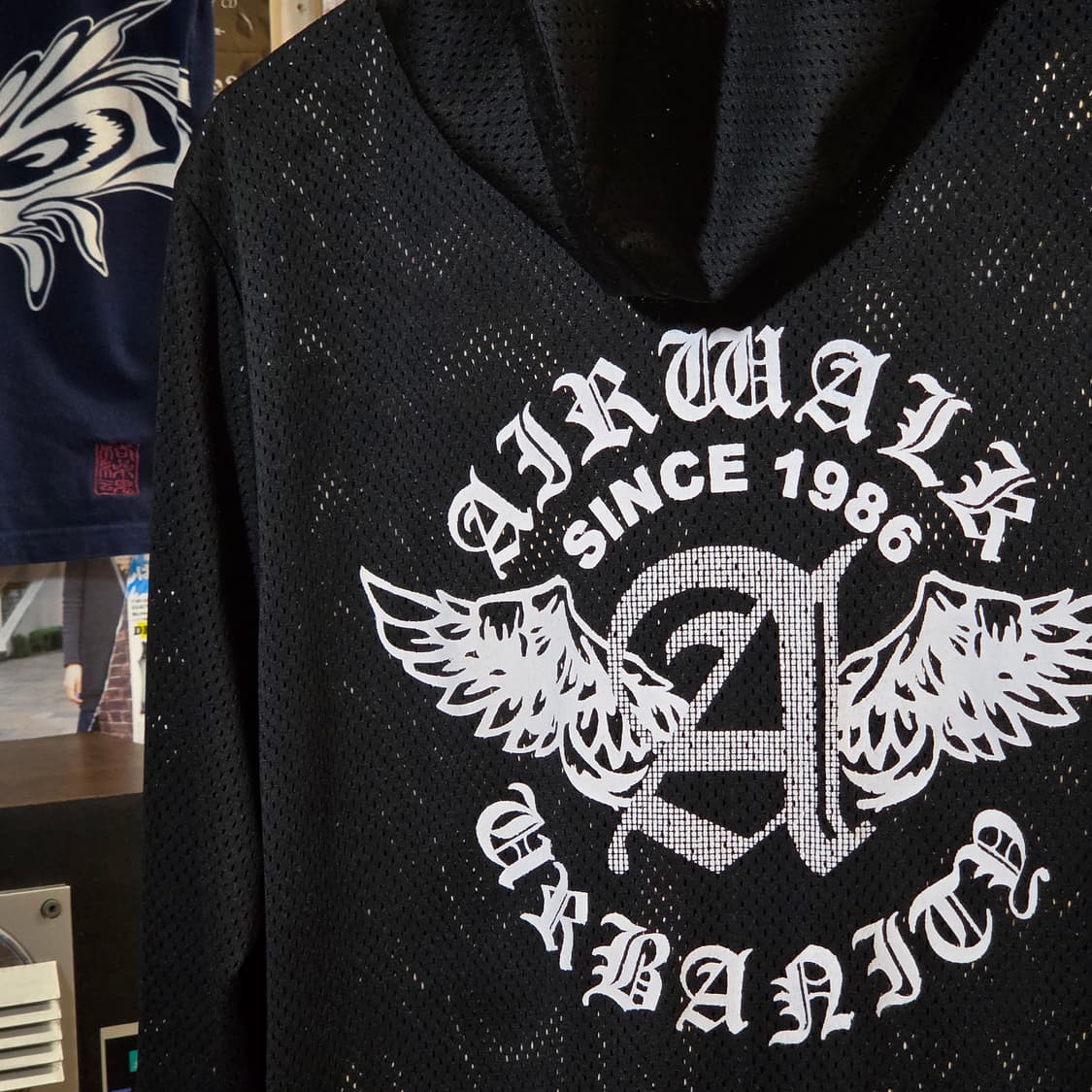 에어워크 메쉬 레터링 후드집업 상품이미지5