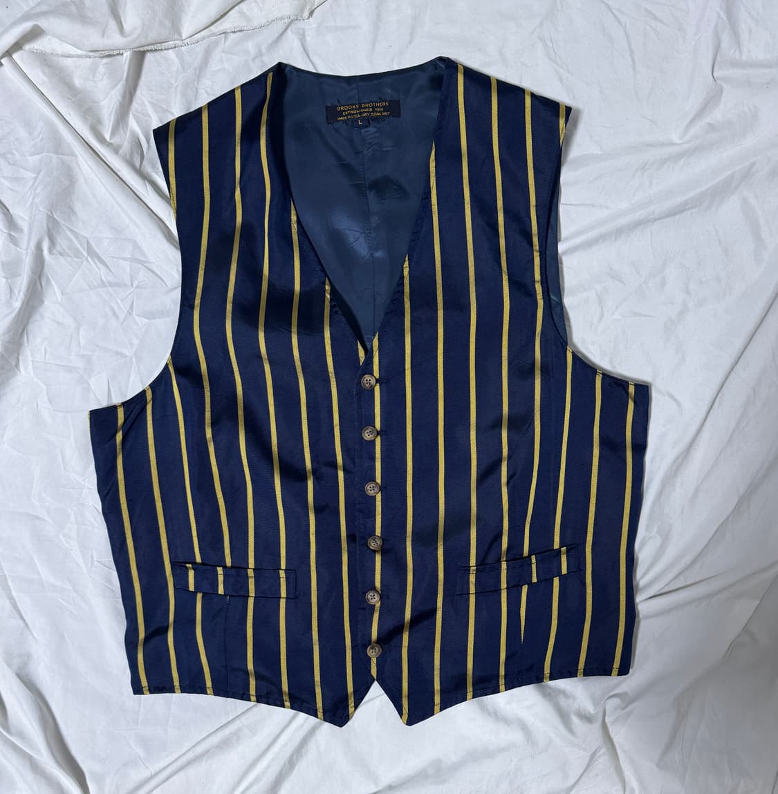 Usa 브룩스 브라더스 스트라이프 베스트 상품이미지1