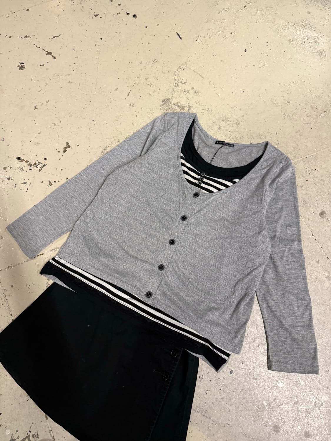 Button point detail cody set 상품이미지2