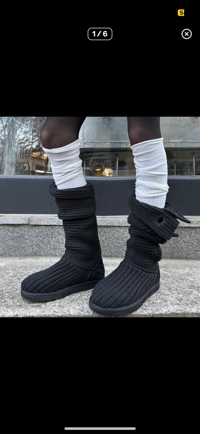 어그 니트 부츠 230 사이즈 상품이미지1