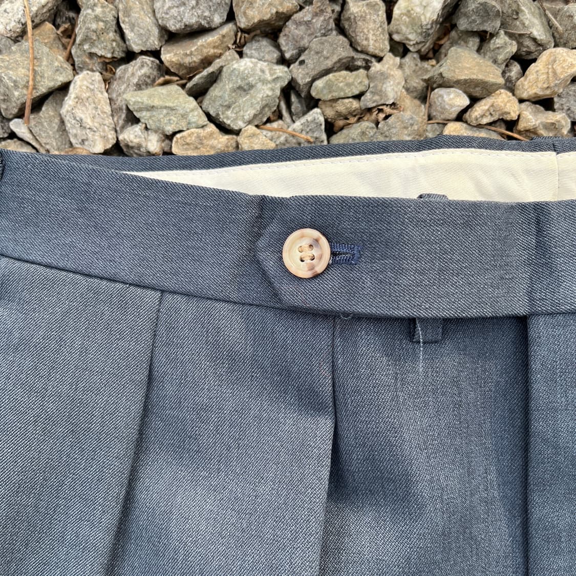 Cesarani 빈티지 와이드 핀턱 팬츠 (실측확인) 상품이미지3