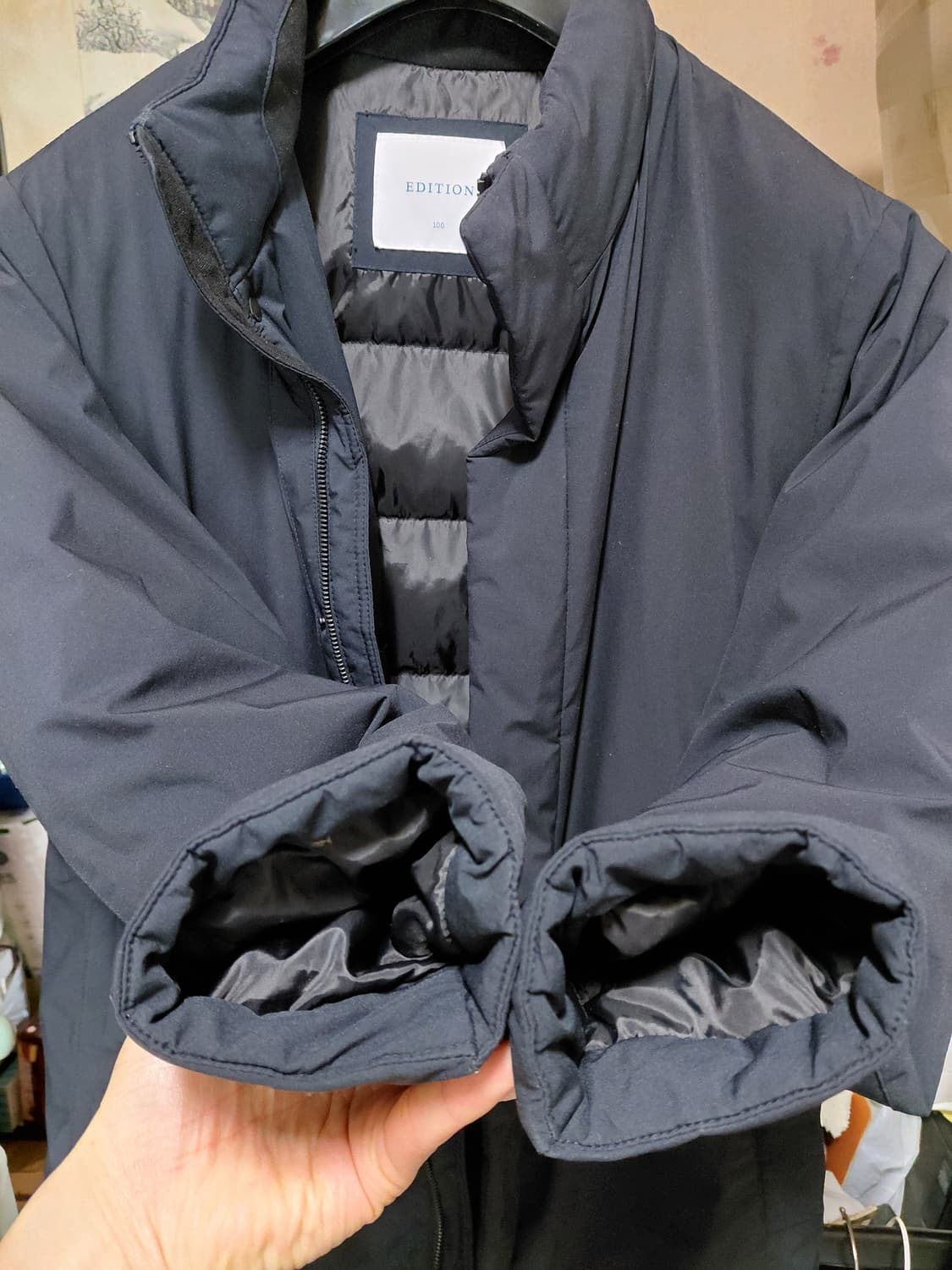 [에디션]하이넥 덕다운 패딩 코트 100~105사이즈 상품이미지9